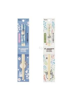 Set Of Two New Totoro Chopsticks 21 Cm - Blue And White Style